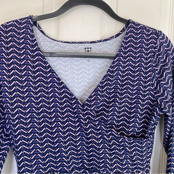 TITLE NINE Wrapper's Delight Dress Pallay Print Size Small Purple Outdoor - Picture 5 of 8